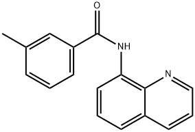 3-methyl-N-(8-quinolinyl)benzamide,443638-87-7,结构式