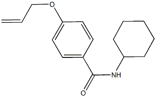 4-(allyloxy)-N-cyclohexylbenzamide Structure