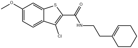 3-chloro-N-(2-cyclohex-1-en-1-ylethyl)-6-methoxy-1-benzothiophene-2-carboxamide|