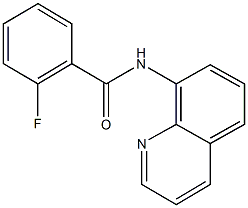 2-fluoro-N-(8-quinolinyl)benzamide Structure