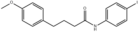 N-(4-iodophenyl)-4-(4-methoxyphenyl)butanamide Structure