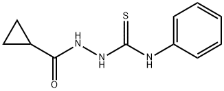 2-(cyclopropylcarbonyl)-N-phenylhydrazinecarbothioamide Structure