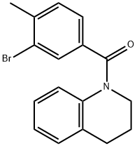 443666-88-4 1-(3-bromo-4-methylbenzoyl)-1,2,3,4-tetrahydroquinoline