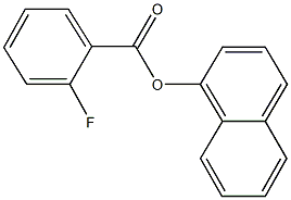 1-naphthyl 2-fluorobenzoate Structure