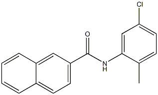 N-(5-chloro-2-methylphenyl)-2-naphthamide Struktur