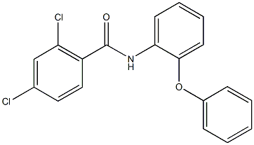 2,4-dichloro-N-(2-phenoxyphenyl)benzamide,443732-72-7,结构式