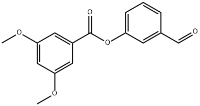 3-formylphenyl 3,5-dimethoxybenzoate Structure