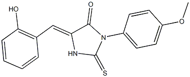 443871-94-1 5-(2-hydroxybenzylidene)-3-(4-methoxyphenyl)-2-thioxo-4-imidazolidinone