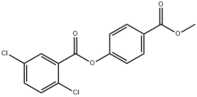 4-(methoxycarbonyl)phenyl 2,5-dichlorobenzoate Structure