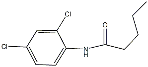 N-(2,4-dichlorophenyl)pentanamide Structure