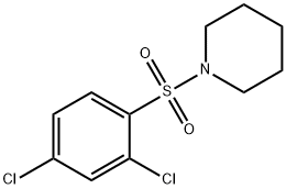 1-[(2,4-二氯苯基)磺酰基]哌啶, 443904-59-4, 结构式