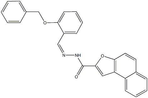 N'-[2-(benzyloxy)benzylidene]naphtho[2,1-b]furan-2-carbohydrazide|