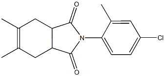 444057-82-3 2-(4-chloro-2-methylphenyl)-5,6-dimethyl-3a,4,7,7a-tetrahydro-1H-isoindole-1,3(2H)-dione