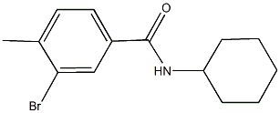 3-bromo-N-cyclohexyl-4-methylbenzamide Structure