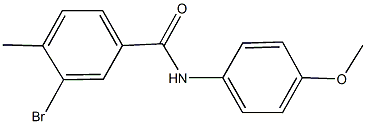 3-bromo-N-(4-methoxyphenyl)-4-methylbenzamide Struktur