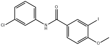 N-(3-chlorophenyl)-3-iodo-4-methoxybenzamide|