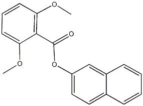 2-naphthyl 2,6-dimethoxybenzoate Structure