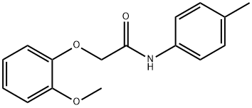 2-(2-methoxyphenoxy)-N-(4-methylphenyl)acetamide|