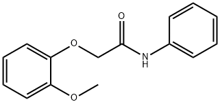 2-(2-methoxyphenoxy)-N-phenylacetamide Structure