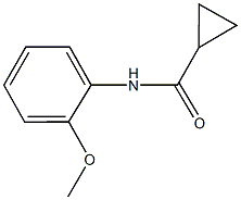 N-(2-methoxyphenyl)cyclopropanecarboxamide Structure