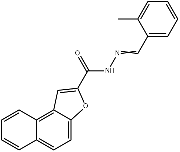 444317-26-4 N'-(2-methylbenzylidene)naphtho[2,1-b]furan-2-carbohydrazide