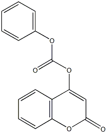 2-oxo-2H-chromen-4-yl phenyl carbonate Struktur