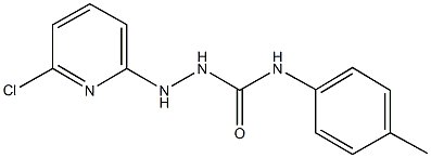2-(6-chloro-2-pyridinyl)-N-(4-methylphenyl)hydrazinecarboxamide Structure