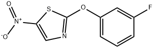 2-(3-fluorophenoxy)-5-nitro-1,3-thiazole Structure