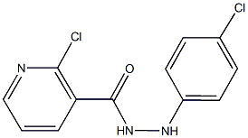 2-chloro-N'-(4-chlorophenyl)nicotinohydrazide 结构式