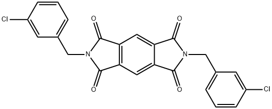 2,6-bis(3-chlorobenzyl)pyrrolo[3,4-f]isoindole-1,3,5,7(2H,6H)-tetrone|