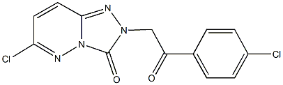 6-chloro-2-[2-(4-chlorophenyl)-2-oxoethyl][1,2,4]triazolo[4,3-b]pyridazin-3(2H)-one|