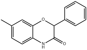 7-methyl-2-phenyl-2H-1,4-benzoxazin-3(4H)-one Structure