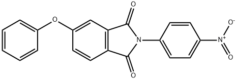 2-{4-nitrophenyl}-5-phenoxy-1H-isoindole-1,3(2H)-dione Struktur