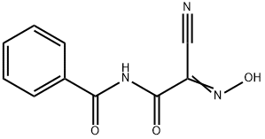 N-benzoyl-2-cyano-2-(hydroxyimino)acetamide Structure