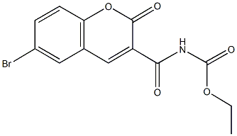 ethyl (6-bromo-2-oxo-2H-chromen-3-yl)carbonylcarbamate,444793-22-0,结构式