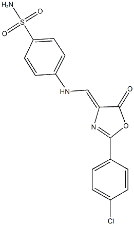 444793-25-3 4-{[(2-(4-chlorophenyl)-5-oxo-1,3-oxazol-4(5H)-ylidene)methyl]amino}benzenesulfonamide