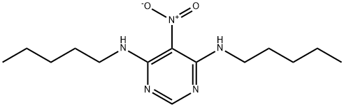 5-nitro-4,6-bis(pentylamino)pyrimidine 结构式
