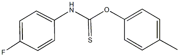 O-(4-methylphenyl) 4-fluorophenylthiocarbamate Structure