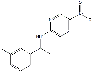 5-nitro-2-{[1-(3-methylphenyl)ethyl]amino}pyridine|