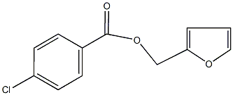 2-furylmethyl 4-chlorobenzoate 化学構造式