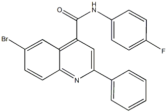444905-75-3 6-bromo-N-(4-fluorophenyl)-2-phenyl-4-quinolinecarboxamide
