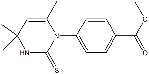 444907-67-9 methyl 4-(4,4,6-trimethyl-2-thioxo-3,4-dihydro-1(2H)-pyrimidinyl)benzoate