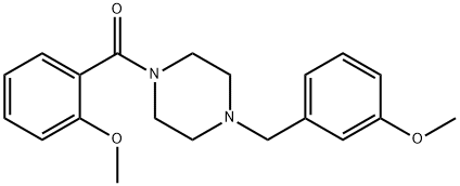 444907-87-3 1-(2-methoxybenzoyl)-4-(3-methoxybenzyl)piperazine