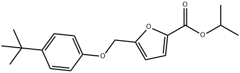 isopropyl 5-[(4-tert-butylphenoxy)methyl]-2-furoate Structure