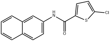 5-chloro-N-(2-naphthyl)-2-thiophenecarboxamide,444923-44-8,结构式
