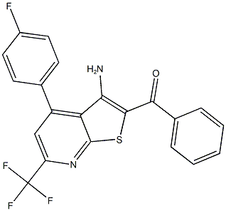 444925-23-9 [3-amino-4-(4-fluorophenyl)-6-(trifluoromethyl)thieno[2,3-b]pyridin-2-yl](phenyl)methanone