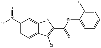 444927-24-6 3-chloro-N-(2-fluorophenyl)-6-nitro-1-benzothiophene-2-carboxamide