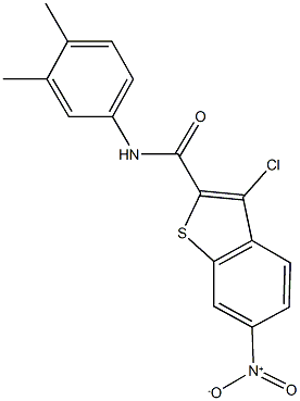 444930-93-2 3-chloro-N-(3,4-dimethylphenyl)-6-nitro-1-benzothiophene-2-carboxamide