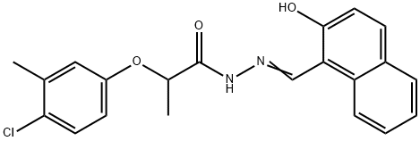 444932-09-6 2-(4-chloro-3-methylphenoxy)-N'-[(2-hydroxy-1-naphthyl)methylene]propanohydrazide