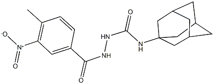 N-(1-adamantyl)-2-{3-nitro-4-methylbenzoyl}hydrazinecarboxamide|